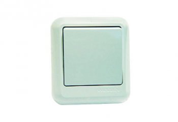 Выключатель 1 клавиш.о/п "П" А16-051 белый